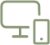 Icon Laptop und Smartphone