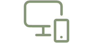Icon Laptop und Smartphone