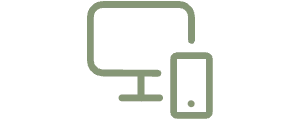 Icon Laptop und Smartphone
