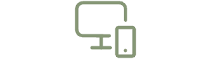 Icon PC und Smartphone